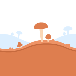 background_color_mushrooms